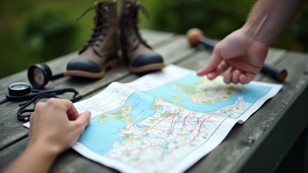 Detailed trail maps and planning guides for accessible hiking routes in Irish national parks